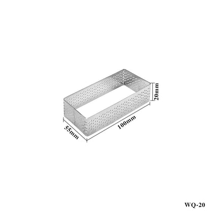 Stainless Steel Round Cake Mold Square