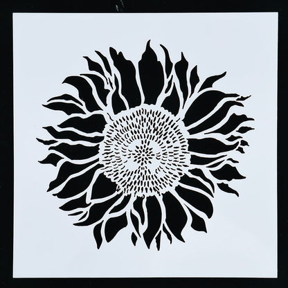 Sunflower Stamen Cake Stencil