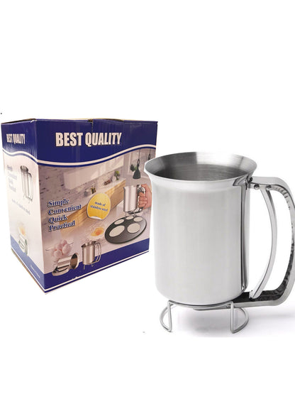 Stainless steel manual cup cake batter separator