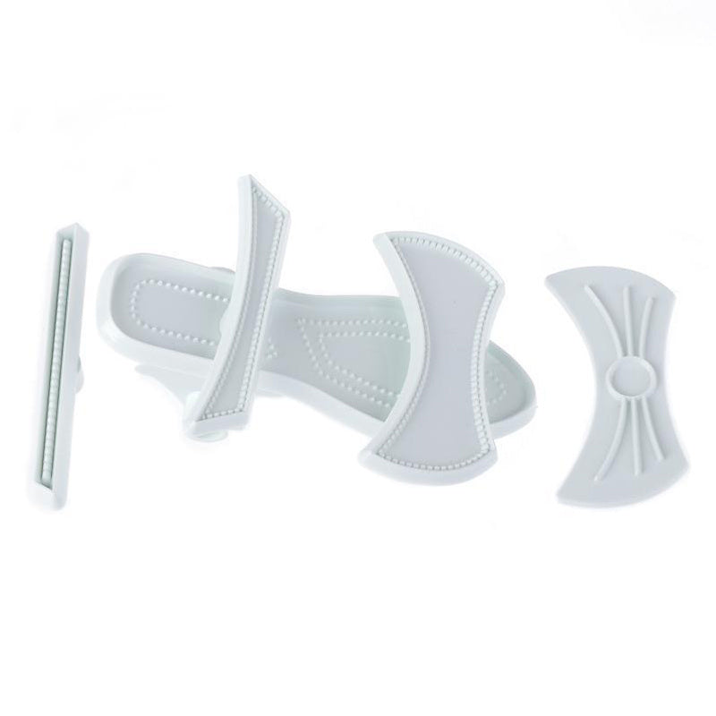 9-piece DIY high heel cake cutter mold