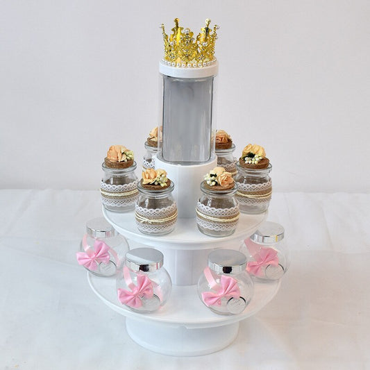 Surprise catapult birthday cake accessories