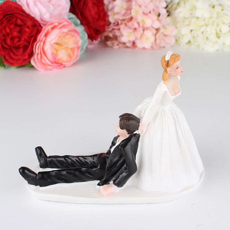 Bridegroom cake decorations Valentine's Day gift