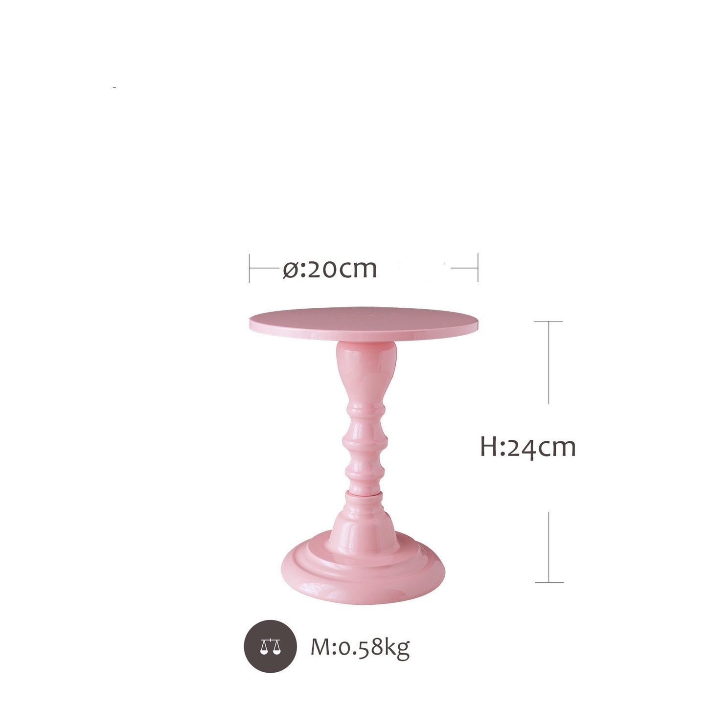 SWEETGO 1 Piece High Feet Cake Stands For Fondant Cupcake Macaroon Tower Baby Room Decoration Dessert Table Party Suppliers