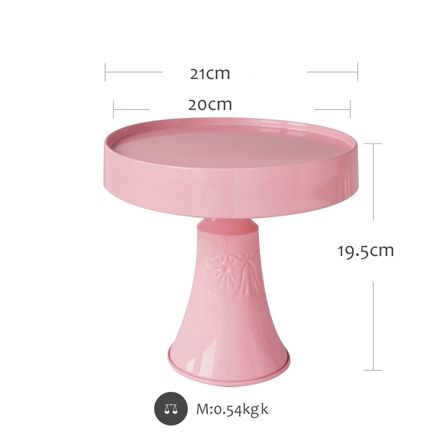 SWEETGO 1 Piece High Feet Cake Stands For Fondant Cupcake Macaroon Tower Baby Room Decoration Dessert Table Party Suppliers