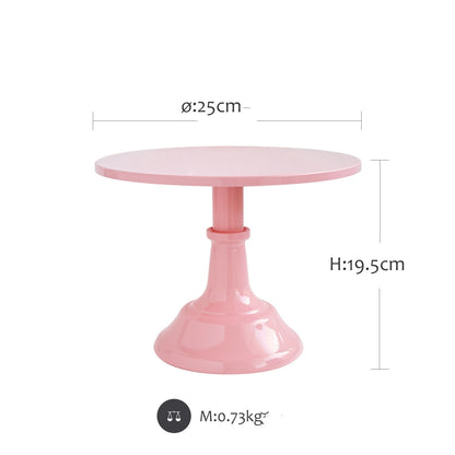 SWEETGO 1 Piece High Feet Cake Stands For Fondant Cupcake Macaroon Tower Baby Room Decoration Dessert Table Party Suppliers