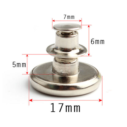 Sewing-Free Detachable Adjusting Screw Button