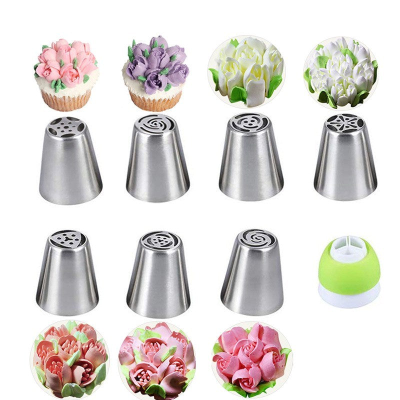 Butter Cake Decoration Squeezing Flower Mouth Ball Torch Flower Mouth