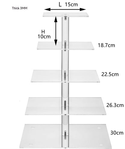 Wedding Party Cake Display Stand