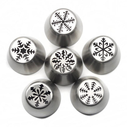 3 in one LIMITED EDITION CHRISTMAS STYLE Stainless Steel Cake Decorating Nozzle