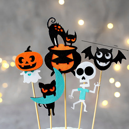 Adorable Decoration Of Halloween Baking Cake