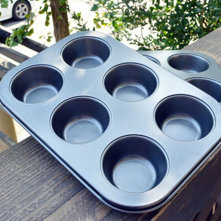 Roasting Tool Round 6 Maffen Cake Baking Tray Without Maffen Cake Mold Cupcake Mold