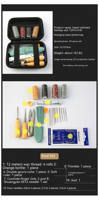 Sewing Kit 33PCs Hand Sewing Suit Handmade DIY