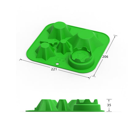 Silicone Christmas tree cake mold