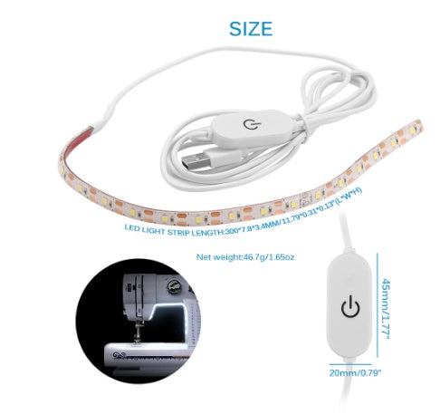 Sewing Machine Light Strip Touch Sensitive Dimming LED Light Bar