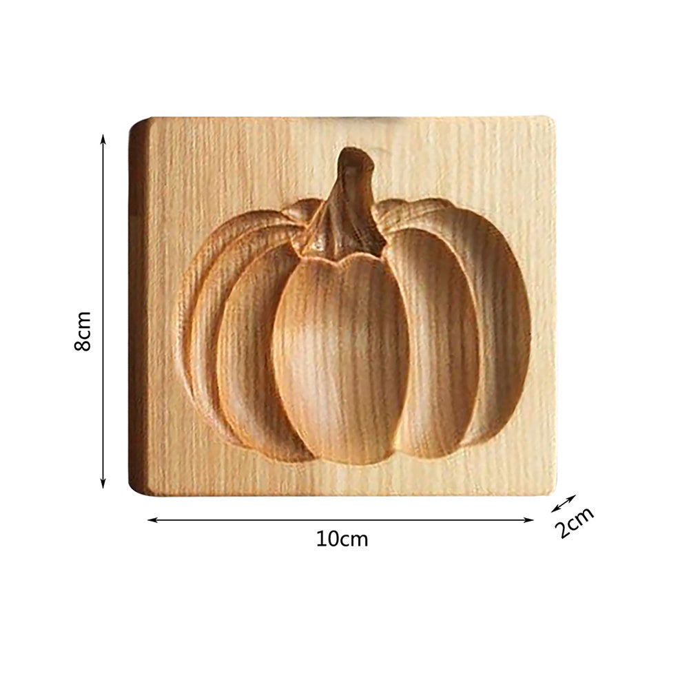 Wooden Stamping Cake Embossing Baking Mold