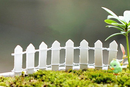 Small Wooden Fence Moss Micro Landscape Cake Baking Decoration