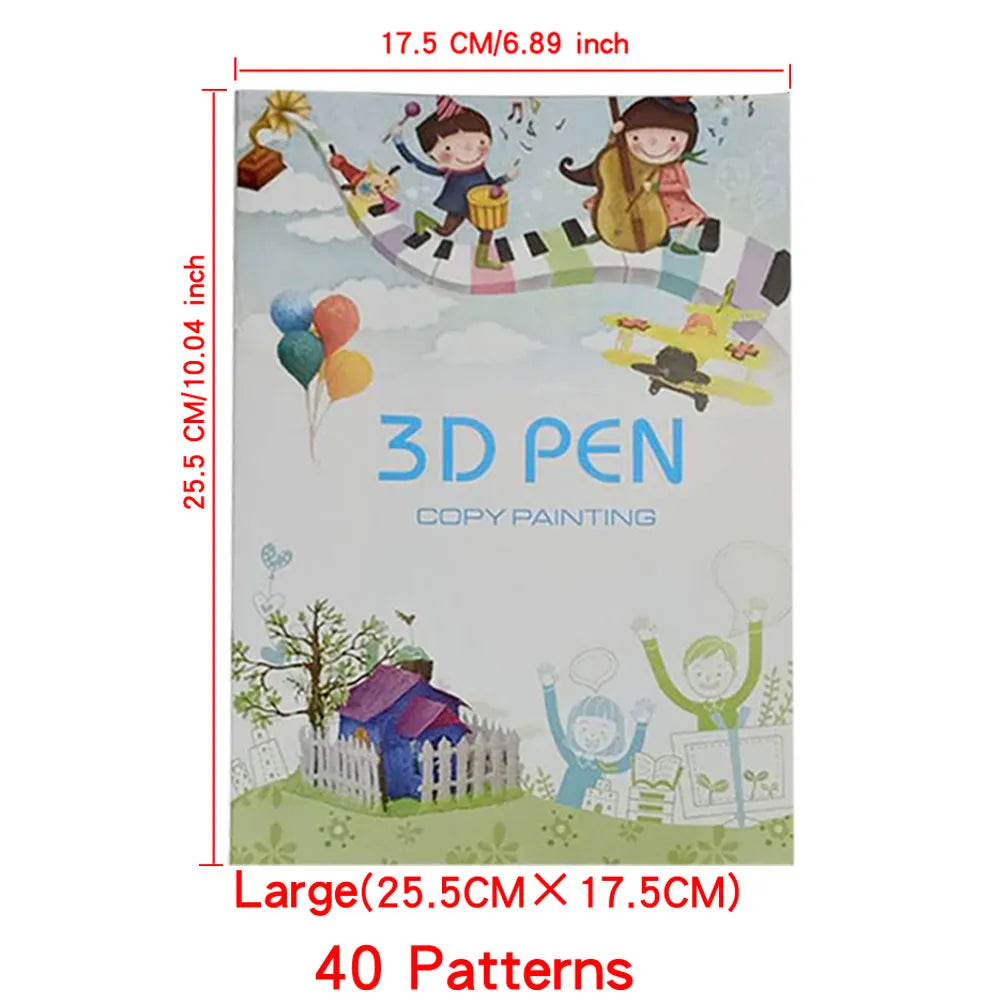 3D Printing Pen Drawing Book