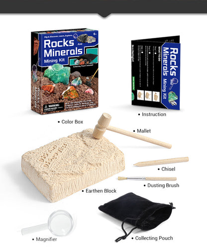 Gemstone Dig Kit DIY Activity Educational Science Toys