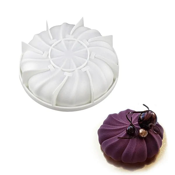 3D Round Shape Silicone Mold for Cake