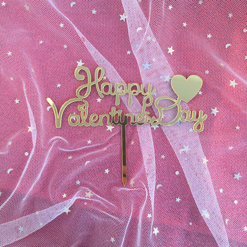 Tanabata Valentine's Day Cake Card