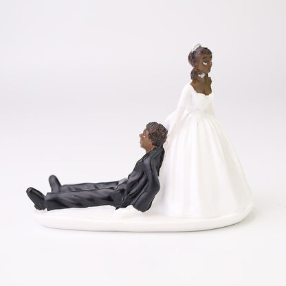 Wedding Cake Doll Resin Cake Decoration