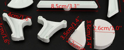 9-piece DIY high heel cake cutter mold