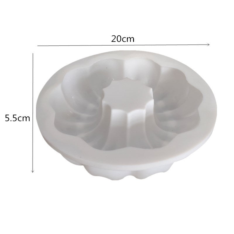 White Silicone Mousse Cake Mould