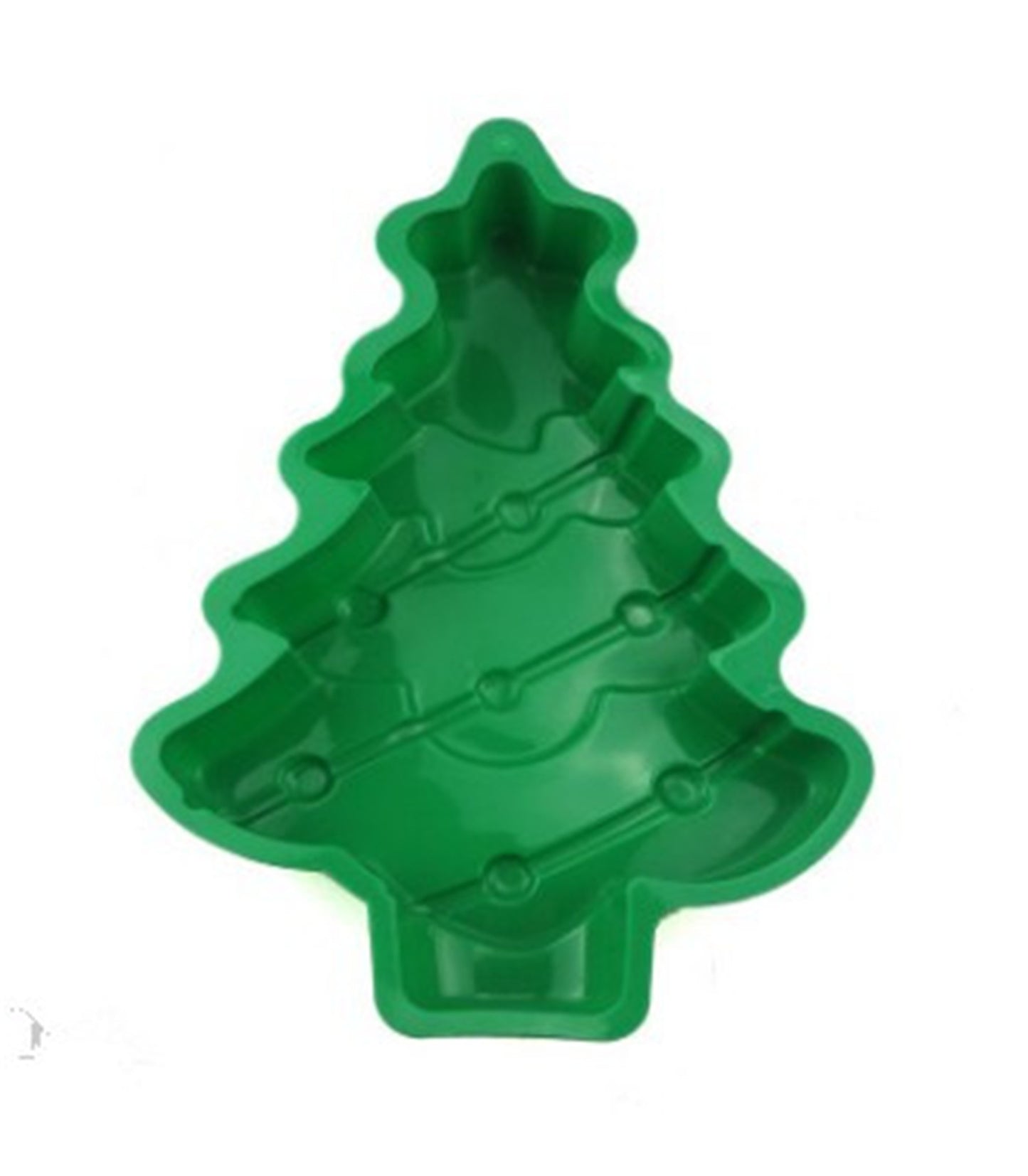 Silicone Cake Mould Single Hole Christmas Tree Baking Pan