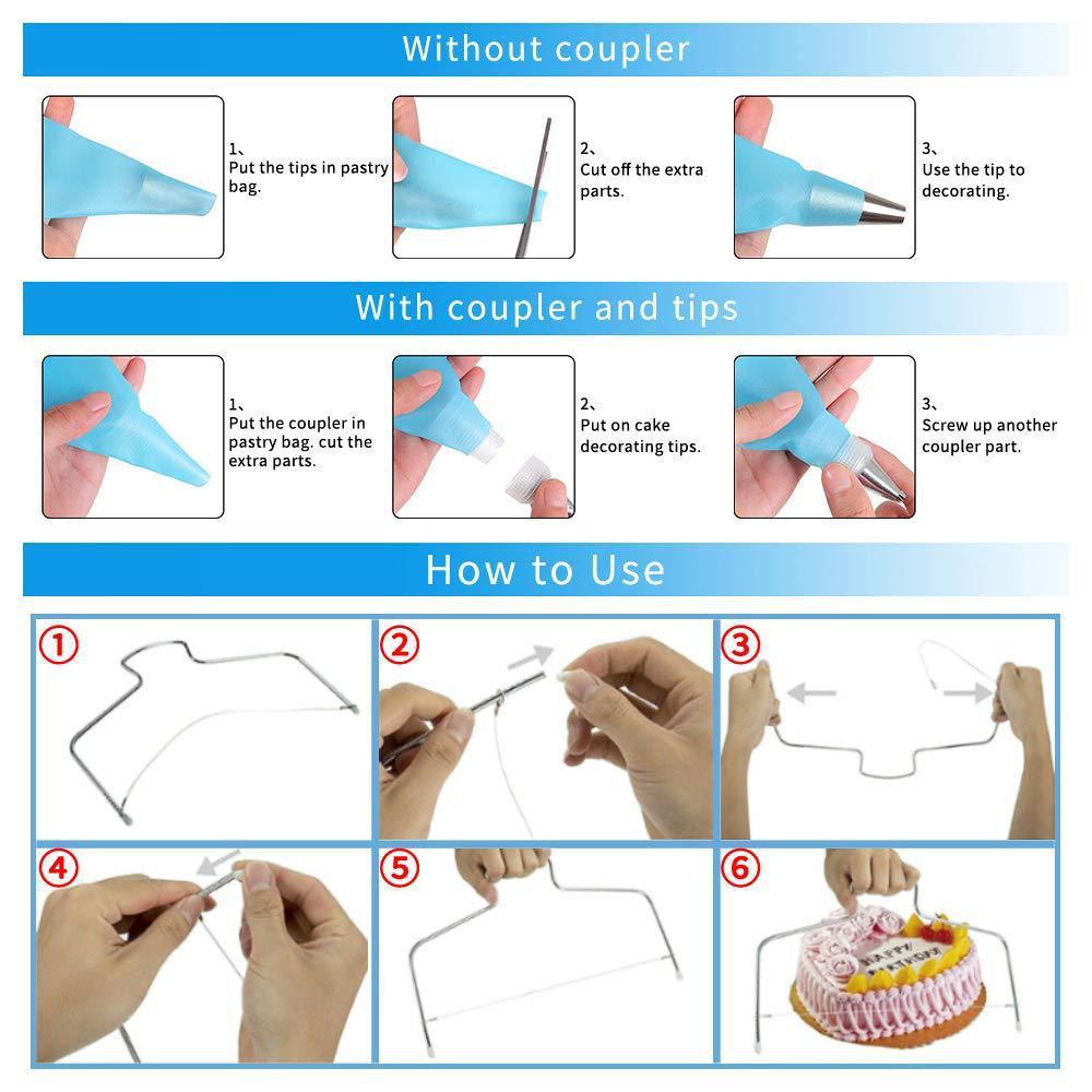 110/170 Cake Non-slip Turntable Decorating Tool Set