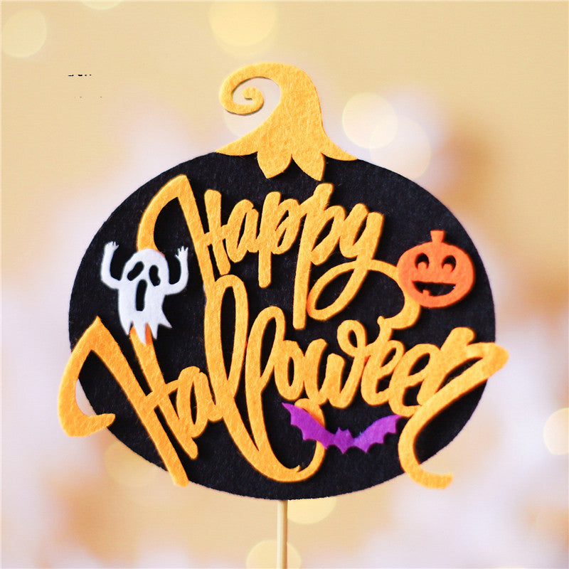 Adorable Decoration Of Halloween Baking Cake