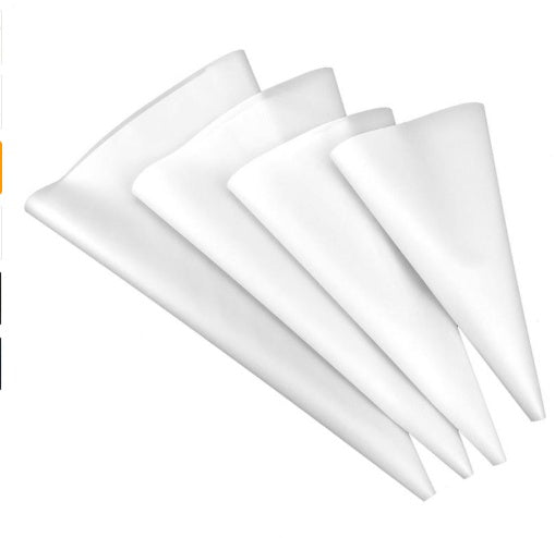 4pcs Set Reusable Pastry Silicone Icing  Decorating Bags