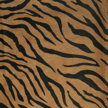 Short Plush Animal Print Fabric