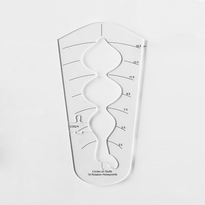 Acrylic Sewing Patchwork Ruler Shaped Hollow Sewing Template