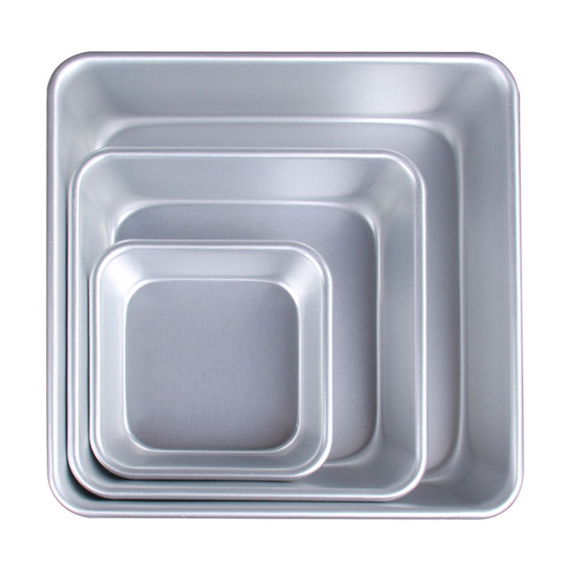 Square Aluminum Alloy Cake Mold Baking Tray Mold