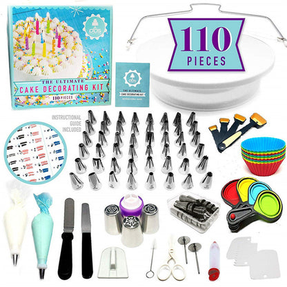 110/170 Cake Non-slip Turntable Decorating Tool Set