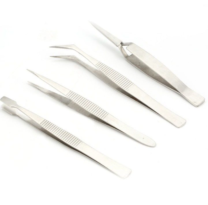 Stainless Steel Tweezers Set For DIY Jewelry