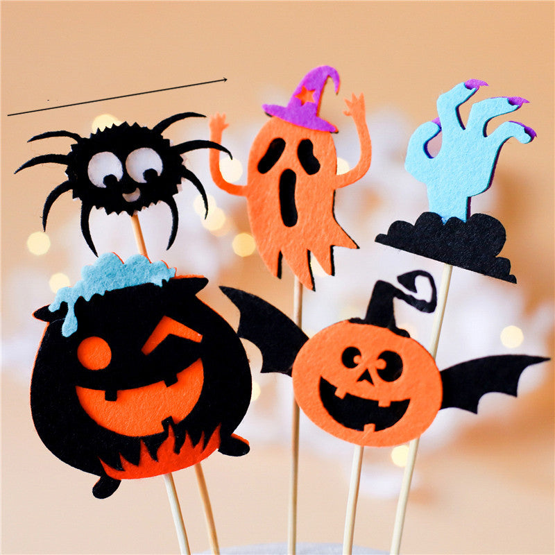 Adorable Decoration Of Halloween Baking Cake