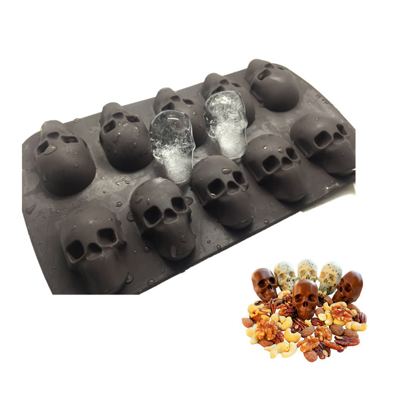 Ten Skull Silicone Creative Cake Mold