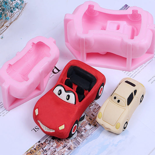 Cartoon Children's Cake Car Mold Silicone