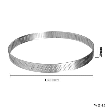 Stainless Steel Round Cake Mold Square