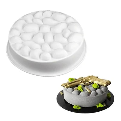 3D Round Shape Silicone Mold for Cake