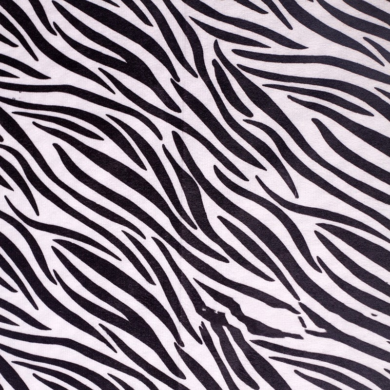 Short Plush Animal Print Fabric