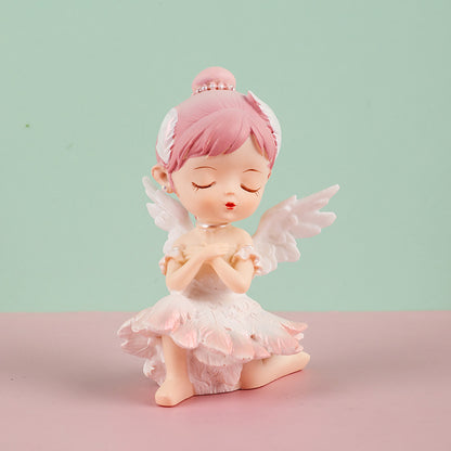 Ballerina Girl Home Decor Piece Cake Decoration