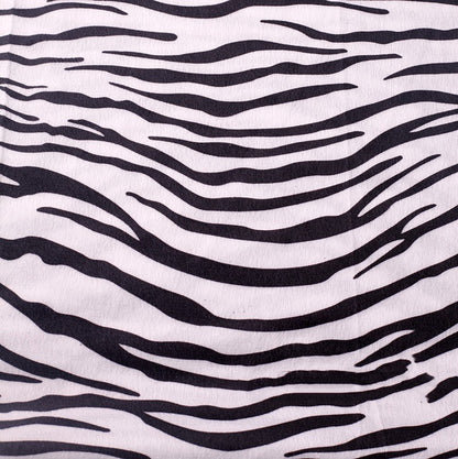 Short Plush Animal Print Fabric