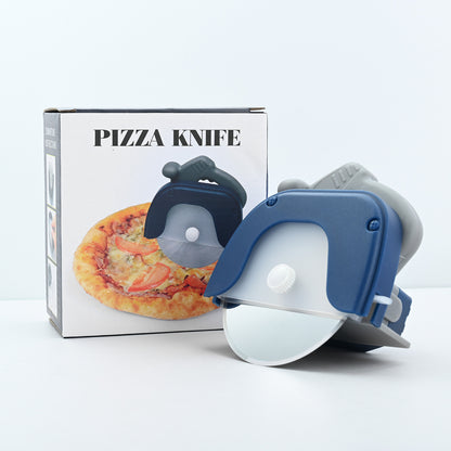 Stainless Steel Round Roller Pizza Cutter Creative Single Wheel Cake Cut Knife Kitchen Gadgets