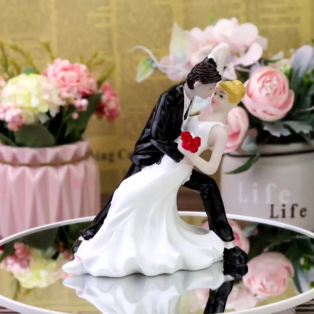 Wedding Cake Decorating Resin Groom Bride Puppet Craft Gift