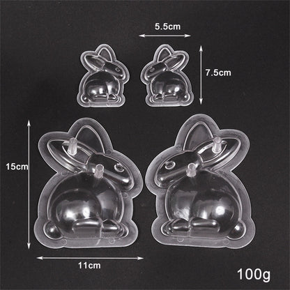 3d Plastic Easter Bunny Chocolate Rabbit Cake Molds