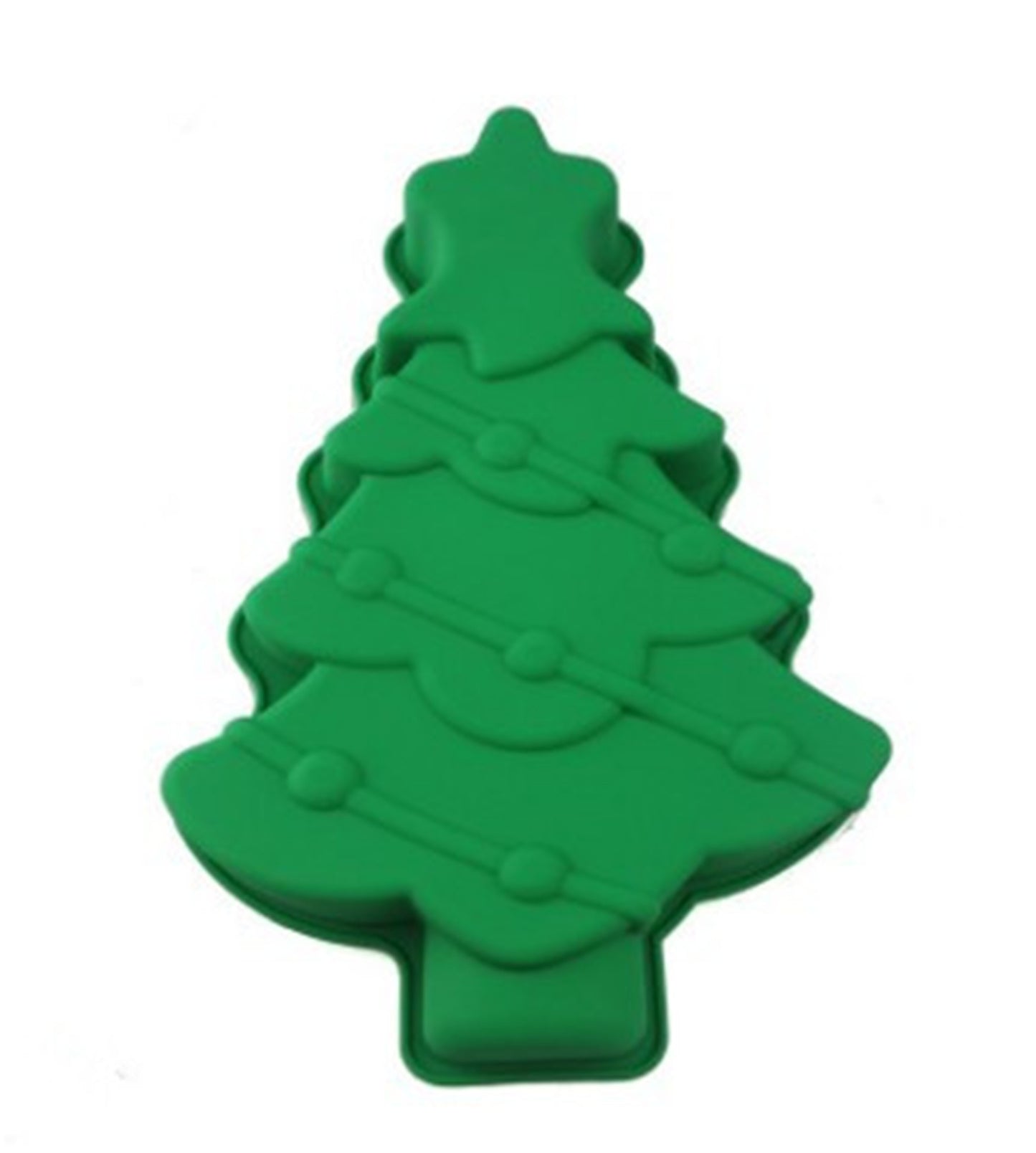 Silicone Cake Mould Single Hole Christmas Tree Baking Pan