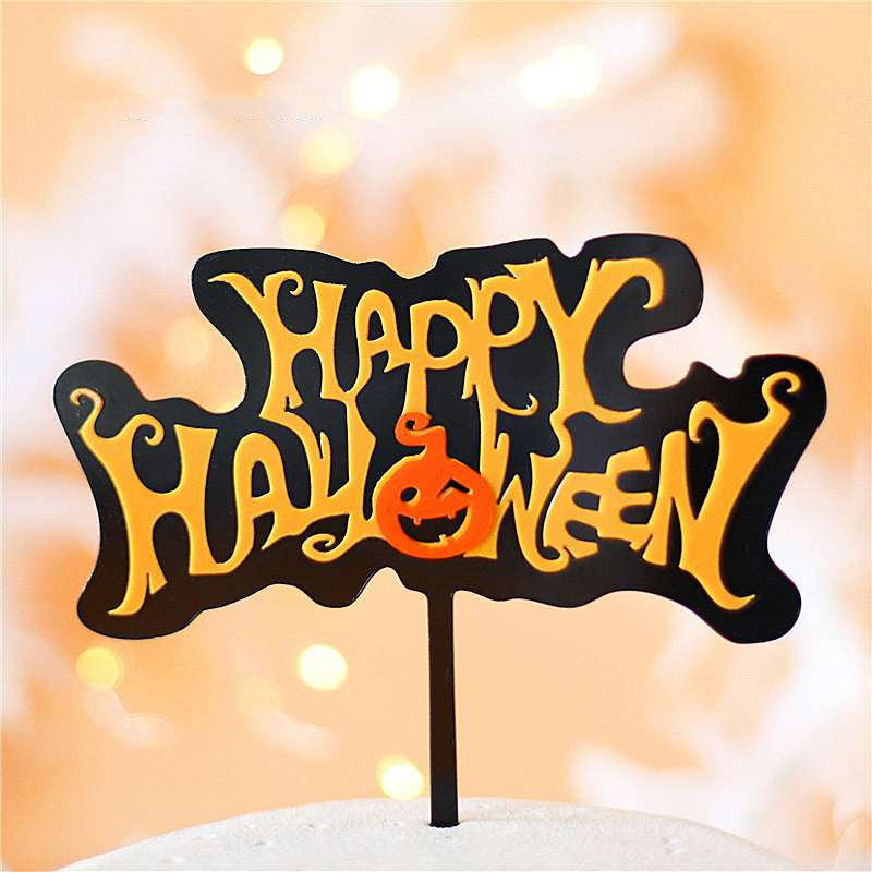 Adorable Decoration Of Halloween Baking Cake