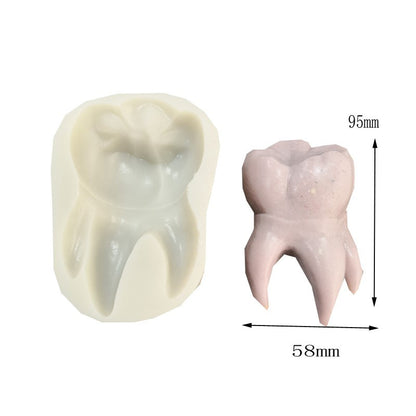 Tooth Cake Fondant Silicone Mould DIY Epoxy